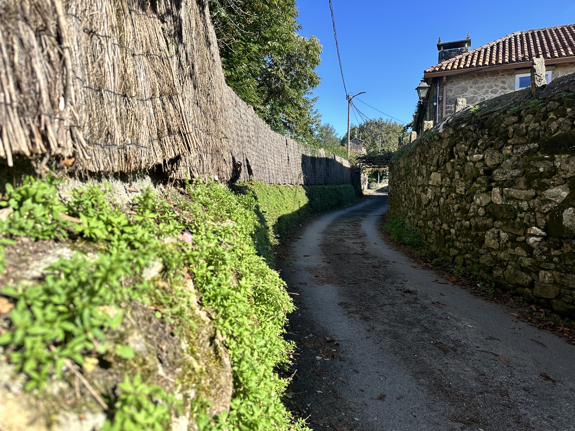 Río en el entorno natural de Casa do Bidueiro — turismo rural cerca de Santiago de Compostela